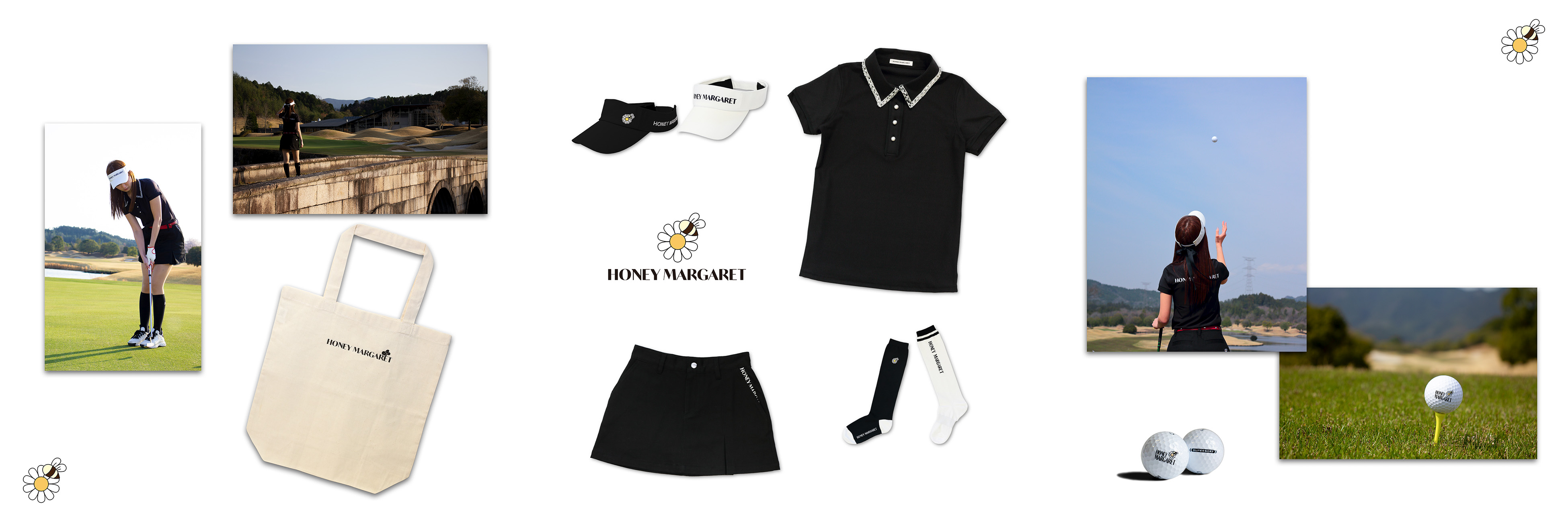 ゴルフウェアブランド”HONEY MARGARET”